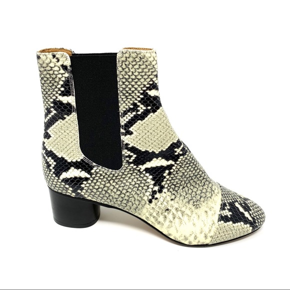 isabel marant snakeskin boots